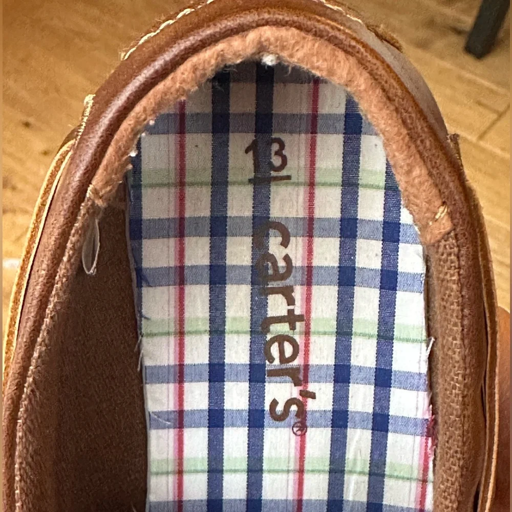Carter's Brown Kids Boat Shoes - Picture 8 of 8
